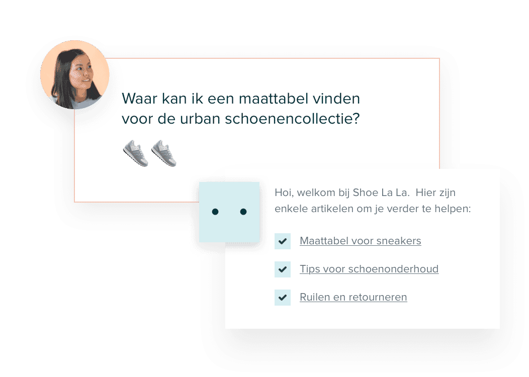 Ai-bot recommending common articles to answer customer questions